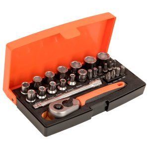 Bahco 25 Piece 1/4" Sq. Socket Set