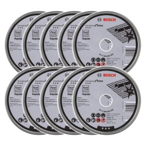Bosch 115 x 22.23 x 1.0mm Standard for Inox Cutting Disc - Pack of 10