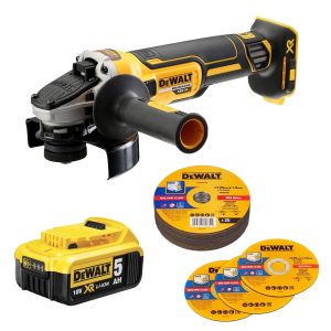 Dewalt DCG405N 18V XR 125mm Brushless Grinder - Body