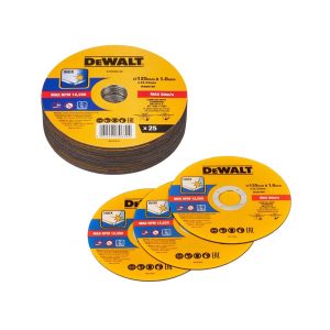 Dewalt DT20594-QZ 125mm Metal Bonded Cutting Discs - Pack of 25