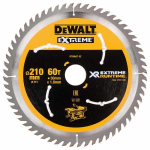 Dewalt DT99567-QZ 210mm x 30mm 60T Extreme Runtime Saw Blade