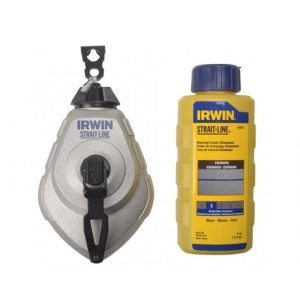 Irwin STRAIT-LINE MACH 6 Chalk Reel Set & Blue 113g