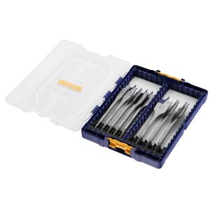 Irwin 8 Piece Blue Groove 4X Flat Bit Set