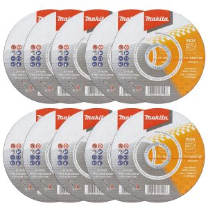Makita 115mm (4.5'') Stainless Steel Cutting Discs in Tin - Pack of 10
