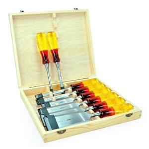 Irwin Marples M373 8 Piece Splitproof Bevel Edge Chisel Set
