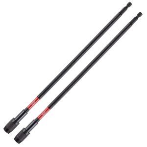 Milwaukee SHOCKWAVE 305mm Impact Quick-Release Magnetic Bit Holder - Pack of 2
