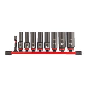 Milwaukee 9 Piece 3/8” Sq. SHOCKWAVE Deep Impact Socket Set