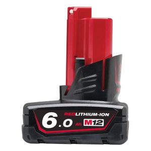 Milwaukee M12 B6 6.0Ah 12V Li-Ion Battery