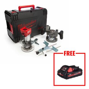 Milwaukee M18 FTR-0X 18V FUEL Brushless 1/4” Trim Router - Body with Case