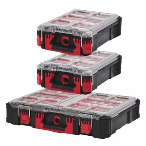 Milwaukee 3 Piece PACKOUT Organiser Case Set