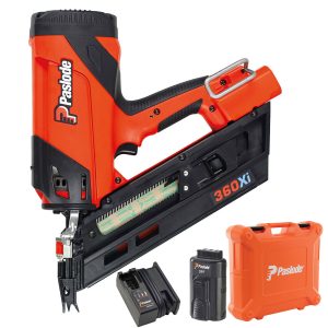 Paslode 360Xi Gas Framing Nailer, 1x 2.1Ah Battery, Charger & Case