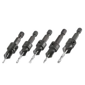 Trend QR/CS/SET 5 Piece 1/4" Quick Release Countersink Set
