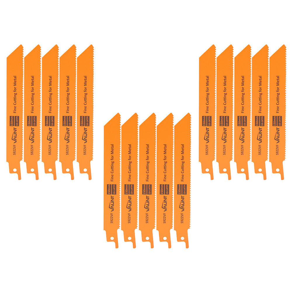 Vaunt Reciprocating Saw Blades For Metal - Pack of 15 (S922VF)